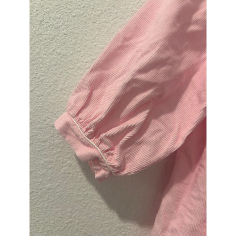 Petit Ami Pink Corduroy Baby Dress Peter Pan Collar 6 Months - Picture 2 of 6
